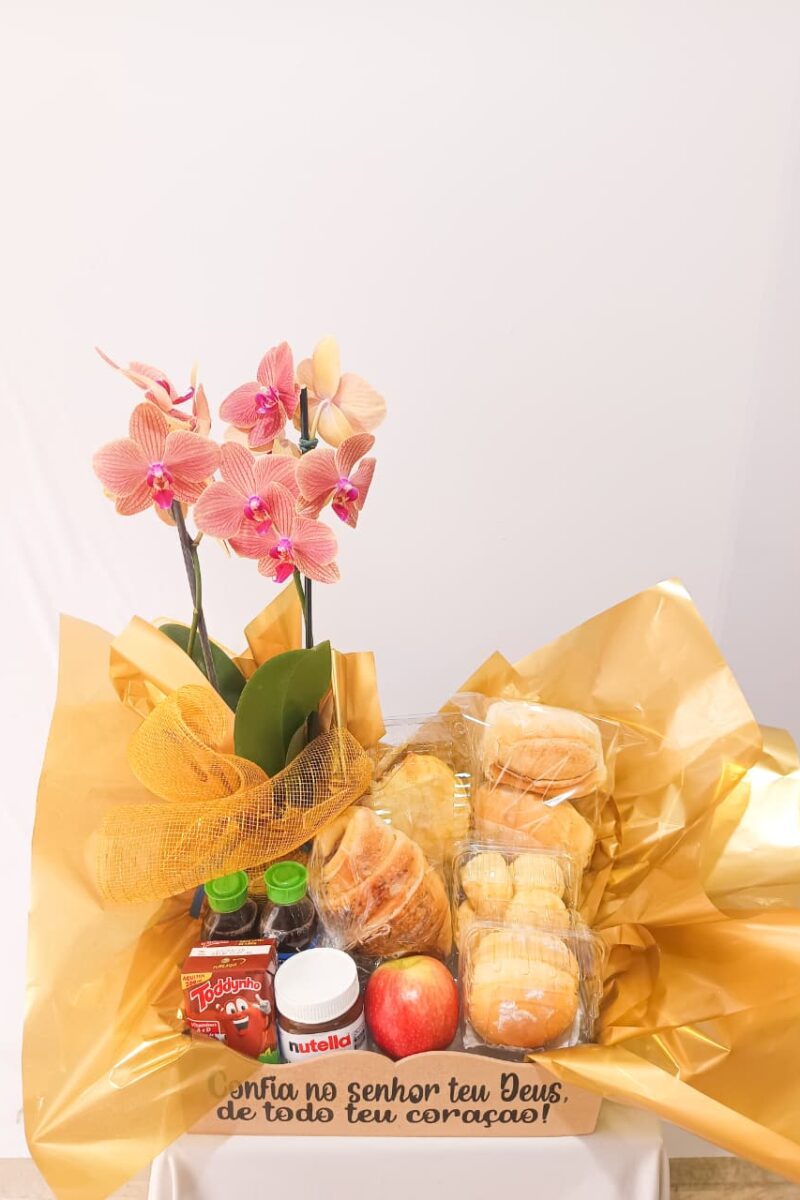 Café da manhã orquídea